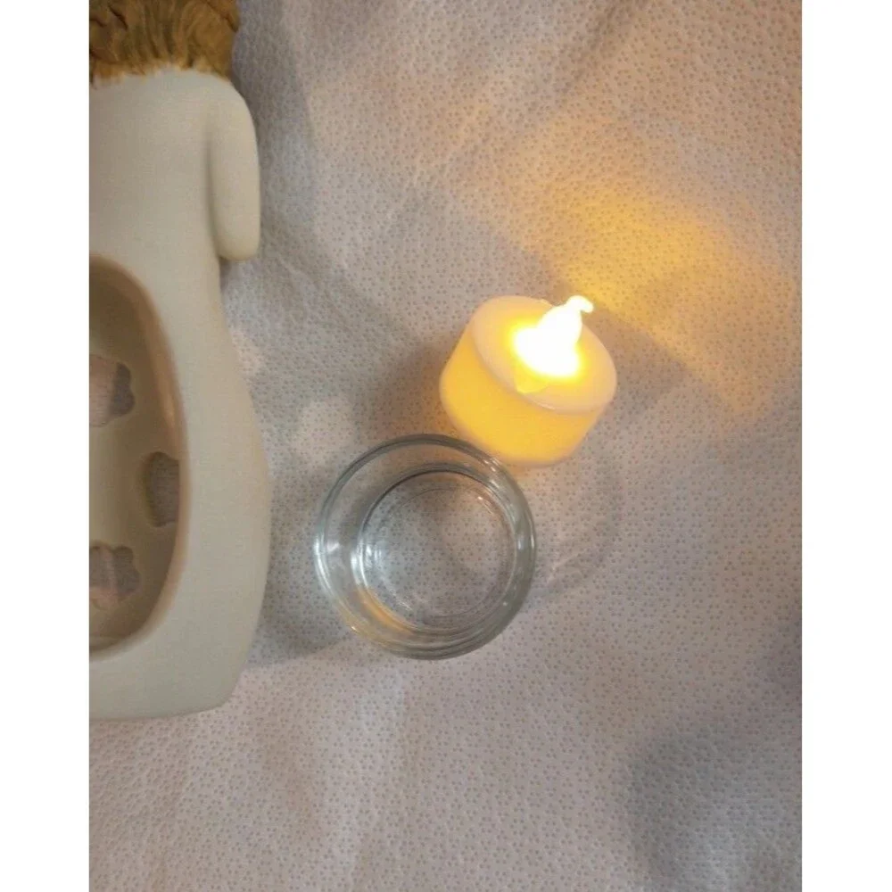 Oakiway Sunflower Girl Candle Votive.   Excellent Condition.   Votive Only